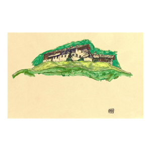 Egon Schiele Mountain Landscape Giclee Limited Edition