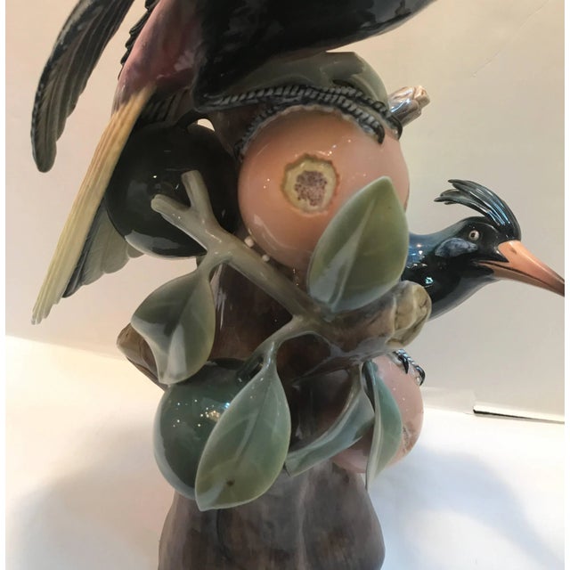 Ceramic Portuguese Porcelain Sculpture of Hoope Birds by Vista Alegre For Sale - Image 7 of 9