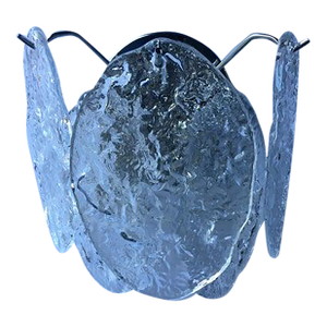 Murano Glass "Nuvola" Wall Sconce in Venini Style