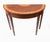 Brown Regency Demi Lune Console Table in Maohogany For Sale - Image 8 of 8