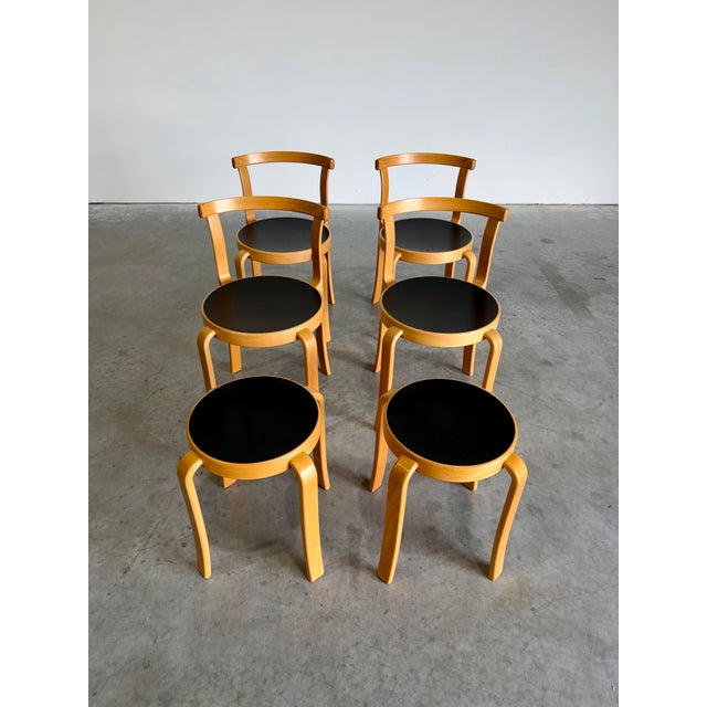 Vintage Rud Thygesen and Johnny Sørensen for Magnus Olesen 8000 Series Dining Set, 7pcs For Sale - Image 9 of 12