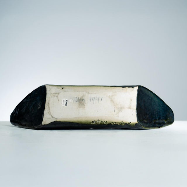 Crown Sculptural Ceramic Vase by Kasper Mobach, Netherlands, 1990s For Sale - Image 6 of 7