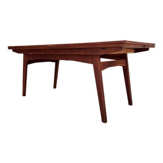Adjustable Teak Coffee Table with Extensions, Denmark For Sale