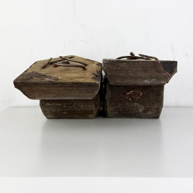Black Carved Wooden Lion Paws, Set of 2 For Sale - Image 8 of 13