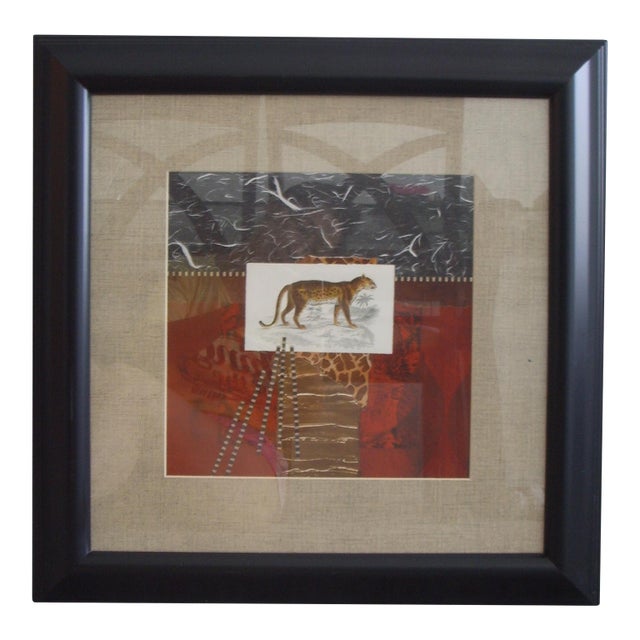 Safari Leopard Print, Framed For Sale