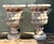 Cream Vintage Shell Encrusted Resin Urns - A Pair For Sale - Image 8 of 12