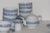 2000 - 2009 French Blue & White Porcelain Breakfast Service in the “Ferme D’Antan” Pattern by Jacques Coeur France – 24 Pieces For Sale - Image 5 of 12