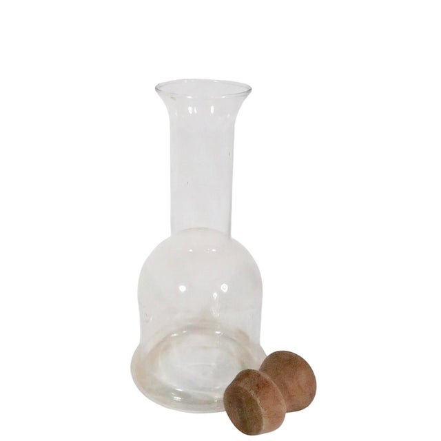 Mid Century Danish Modern style wine carafe designed by Gunnar Cyren for Dansk, Malaysia circa 1970's. This example is in...