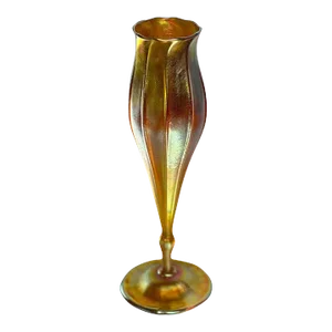 1920s Tiffany Favrile Glass Tulip Form Lamp