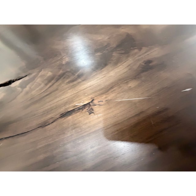 Extra Long Natural Slab Wood Dining Table by Restoration Hardware For Sale - Image 11 of 17
