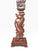 Vintage Chinoiserie Intricately Hand Carved Double Foo Dog Floor Lamp With Helix Top Section Floor Lamp For Sale - Image 9 of 12