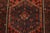 1990s Hamedan Rug 4’1” X 6’4” Red Wool Vintage Tribal Hand-Knotted Carpet For Sale - Image 5 of 12