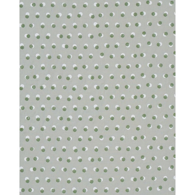 Taylor Embroidery artfully combines a few simple elements—bursts of offset French knots embroidered over a field of hand-...