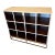1990s White Lacquer and Walnut Domicile Shelves Unit From Decca Home Furniture For Sale