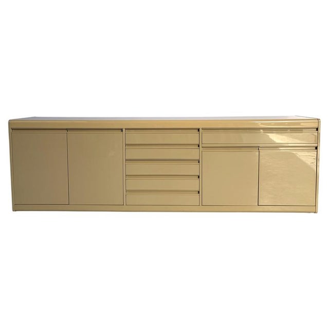 Vintage French Lacquered Sideboard, 1980s For Sale - Image 11 of 11