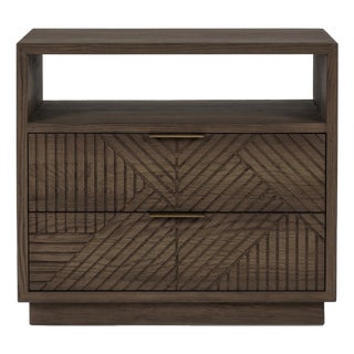 Lyle 2-Drawer Midcentury Modern Nightstand For Sale