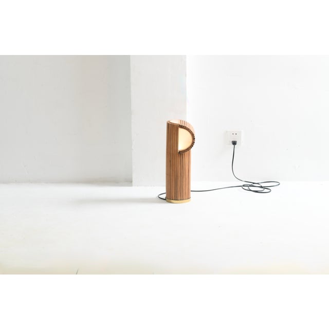 Rattan Modern Table Lamp "Milli" For Sale - Image 4 of 5