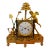 Early 19th Century Circa 1805 French Gilt Bronze Garden Angel Table Clock For Sale
