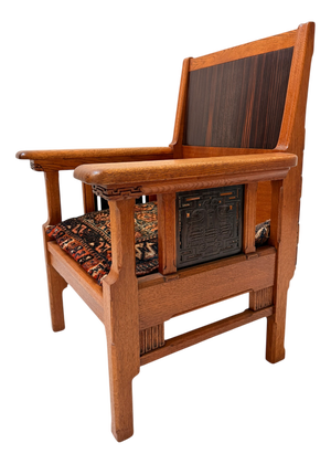 Arts & Crafts Art Nouveau Armchair from Carel Adolph Lion Cachet, 1900s