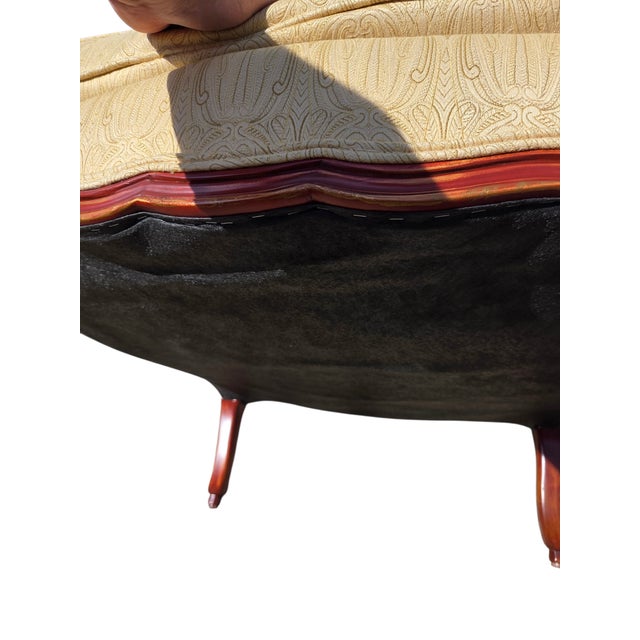 Thomasville TRS Furniture Inc. Armchair Regency Bergere Lounge Chair Louis XV For Sale - Image 13 of 15