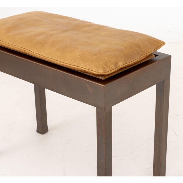 Promemoria Romeo Sozzi for Promemoria "Gong" Bronze Stool For Sale - Image 4 of 9