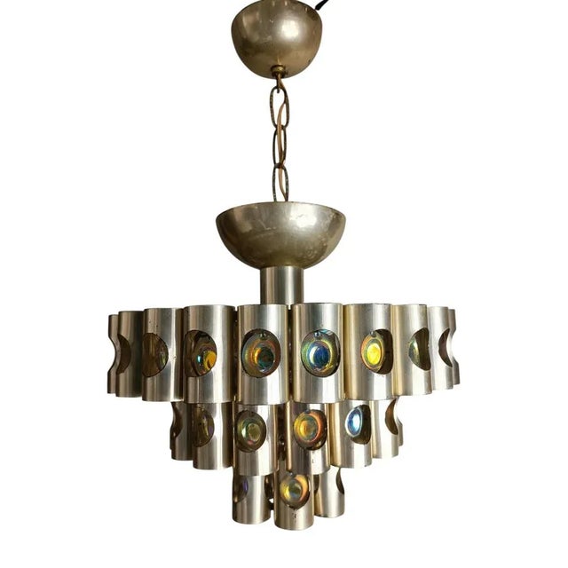 1950s UFO Lamp from Palwa, Germany, 1950s For Sale - Image 5 of 9