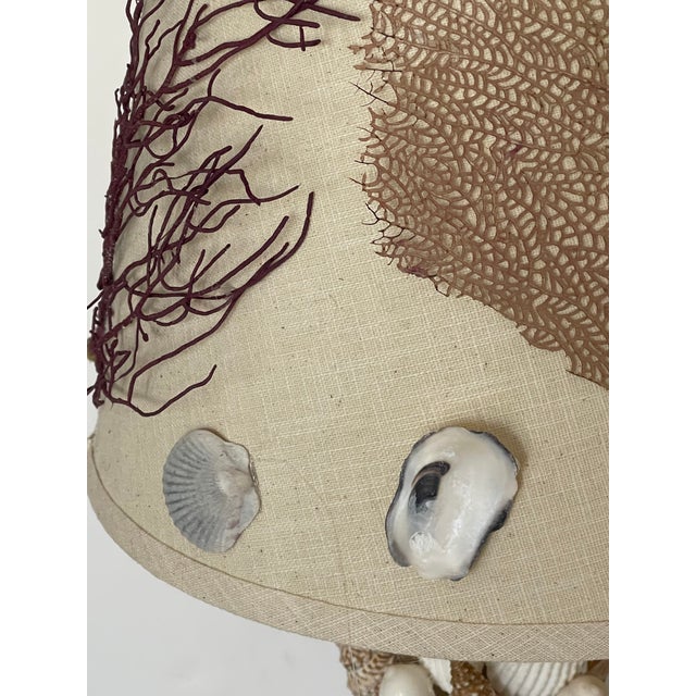 1970s 1970s Grotto Marine World Sea Shell Amethyst Ammonite Table Lamps - a Pair For Sale - Image 5 of 10