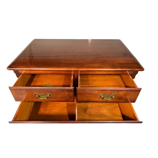 Kling Furniture Co. Late 1950s Kling Mahogany Bedroom Suite – 4-Piece Set (Bed, Dresser, Chest & Nightstand) For Sale - Image 4 of 14