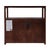 Lark 28 in. W Rectangular Wood 2 Drawer Wide Nightstand with Open Shelf, Walnut For Sale - Image 9 of 11