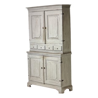 Antique Swedish Crockery Cabinet, 1800s For Sale