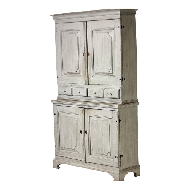 Antique Swedish Wardrobe, 1800s For Sale