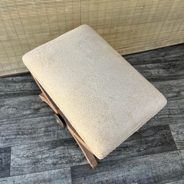 Early 21st Century Art Deco Revival Ottoman / Footstool by Kreiss Collection Furniture. For Sale - Image 10 of 18