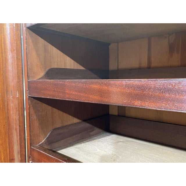 antique Victorian English Wardrobe in Mahogany, 1800s For Sale - Image 18 of 18