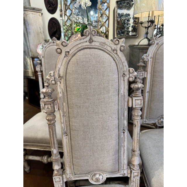 Early 20th Century French Dining Chairs, S/6 For Sale - Image 5 of 6