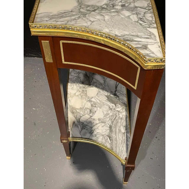 Russian Neoclassical Console Tables, Sofa Tables or Bedside Stands - a Pair For Sale - Image 10 of 12