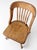 Antique Spritzer's Wood Swivel Desk Chair For Sale - Image 16 of 17