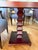 Angelo Donghia Donghia Red Mahogany Zig Zag Game Table For Sale - Image 4 of 5