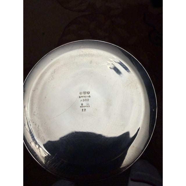 Sterling Silver Trumpet Vase For Sale - Image 4 of 8