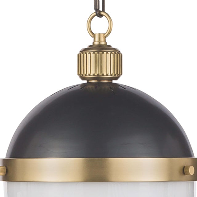 Not Yet Made - Made To Order Regina Andrew Otis Pendant Medium in Blackened and Natural Brass For Sale - Image 5 of 8