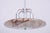 Art Deco Chandelier in Aluminium and Marbled Glass, Czech, 1940s For Sale - Image 3 of 14