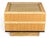 Pair of 1960s Scandinavian Modern Oak End Tables With Rattan Tops For Sale In Los Angeles - Image 6 of 15