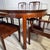 Asian Vintage Asian Rosewood Carved Longevity Extending Dining Table & 10 Chairs For Sale - Image 3 of 13