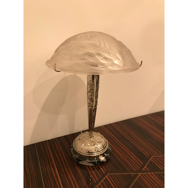 Charles Schneider Schneider French Art Deco Geometric Table Lamps - a Pair For Sale - Image 4 of 13