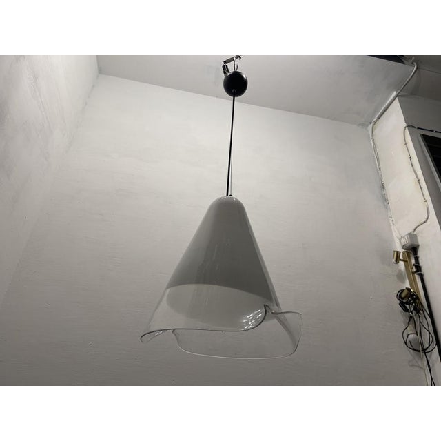 Murano Glass Light Pendants, 1980s, Set of 2 For Sale - Image 7 of 12