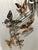 Vintage Jere Style Butterfly Wall Sculpture Chrome Copper Torch Cut Large Scale For Sale - Image 4 of 4