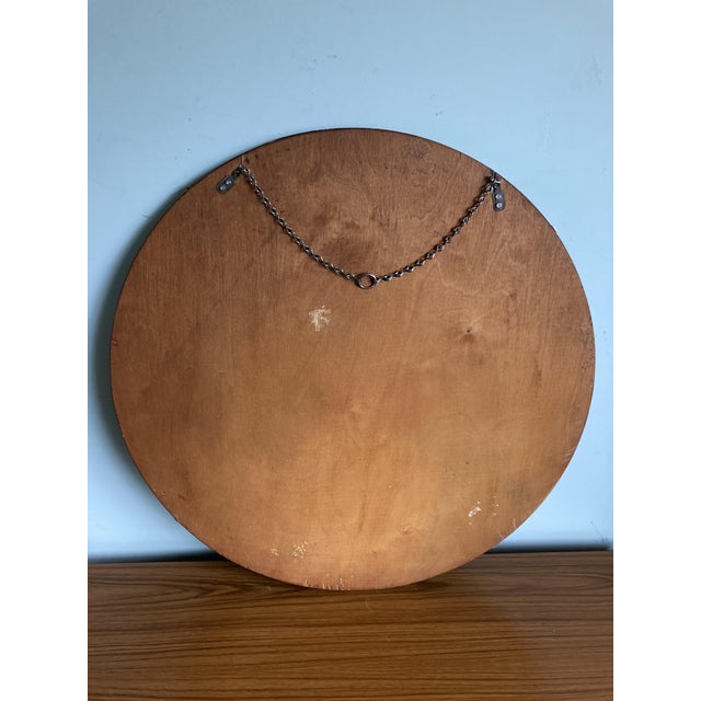 Art Deco Bevelled Edge Mirror with Vine Leaf and Hanging Grapes Detail, 1930s For Sale - Image 10 of 11