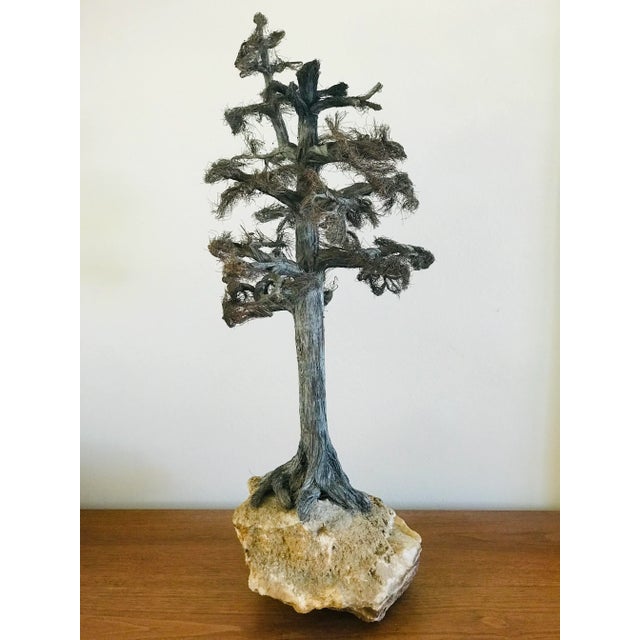 1970s Metal Bonsai Tree Sculpture Chairish