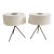 Visual Comfort & Co Mid Century Modern Tripod Table Lamps - a Pair For Sale