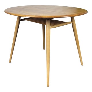 Round Breakfast Dining Table by Lucian Ercolani for Ercol, 1960s For Sale