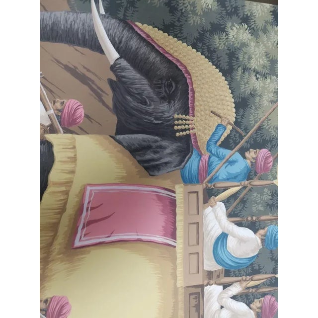 36" * H96" * 13ps, Eearly View of India Panoramic Wallpaper - Set of 13 For Sale - Image 11 of 12